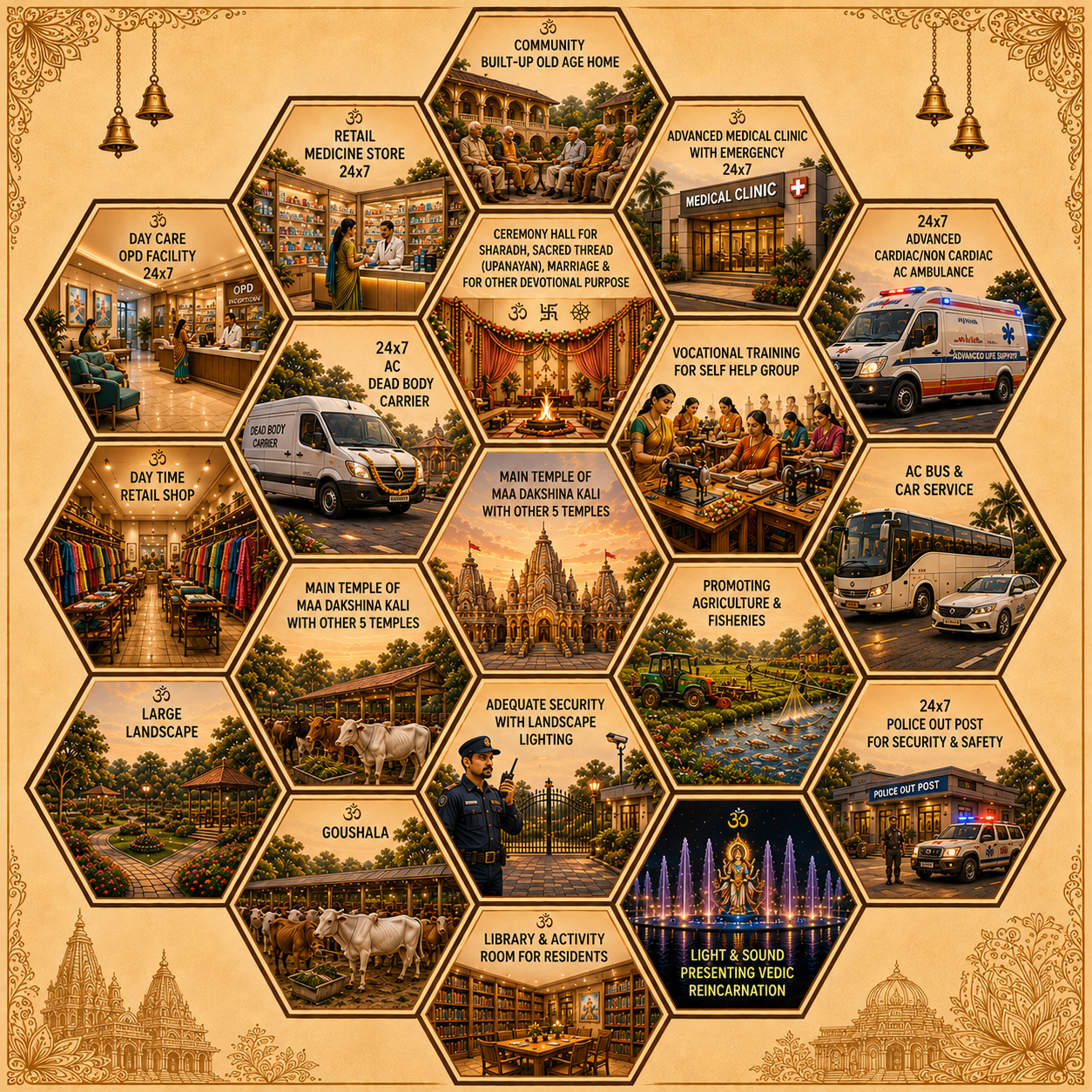 Services Hexagons