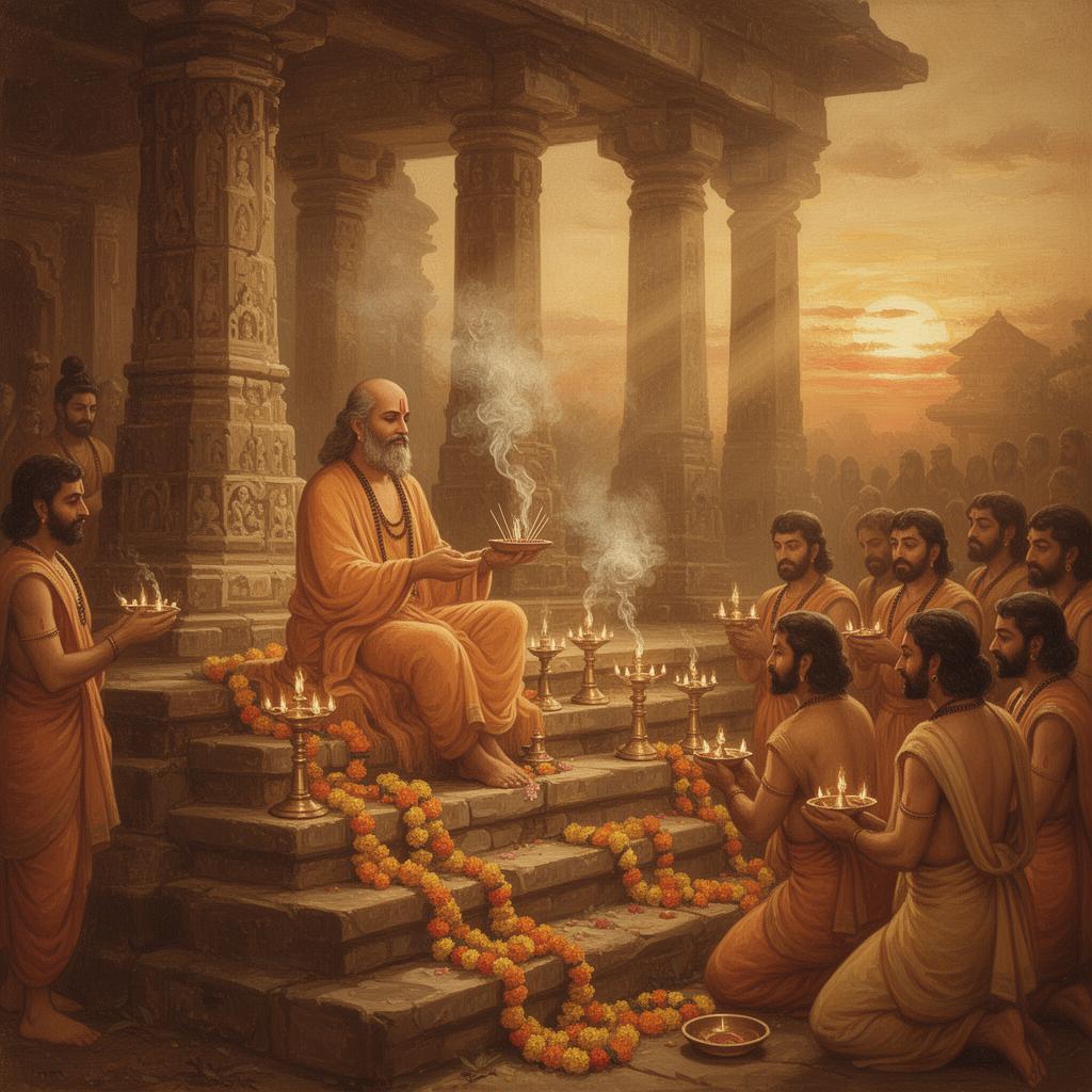 Aarti ceremony