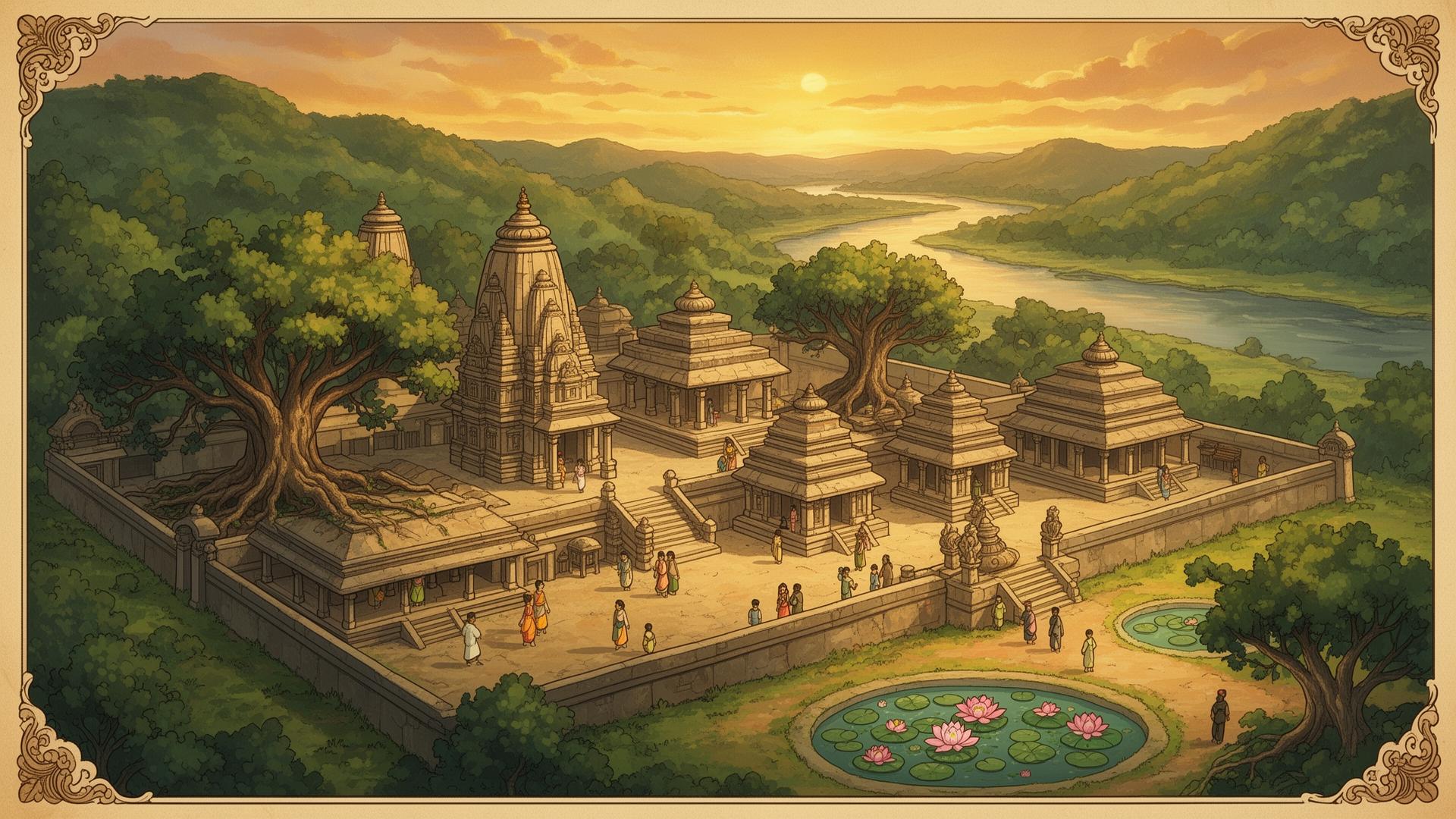 Ashram in the hills